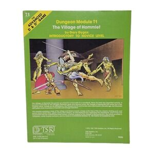 Advanced Dungeons & Dragons Module T1 The Village of Hommlet TSR 9026